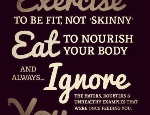 Excercise To Be Fit, Not Skinny